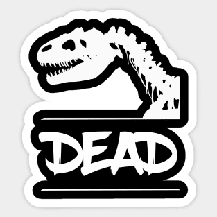 Dead Dino Sticker